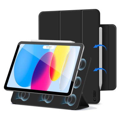 iPad 10.9” 2022 / iPad 11” 2025 Tech-Protect Smartcase Magnetic dėklas - juodas 1