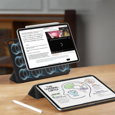 iPad 10.9” 2022 / iPad 11” 2025 Tech-Protect Smartcase Magnetic dėklas - juodas 7