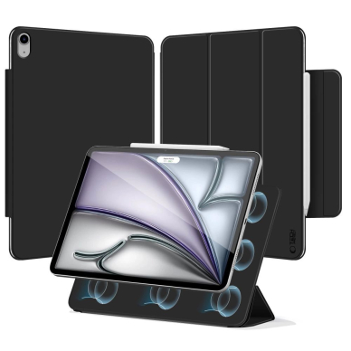 iPad Air 13” 2024 / 2025 Tech-Protect Smartcase Magnetic dėklas - juodas
