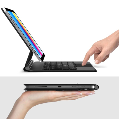 iPad 10.9” 2022 / iPad 11” 2025 Tech-Protect Smartcase Magnetic su klaviatūra - juodas 8