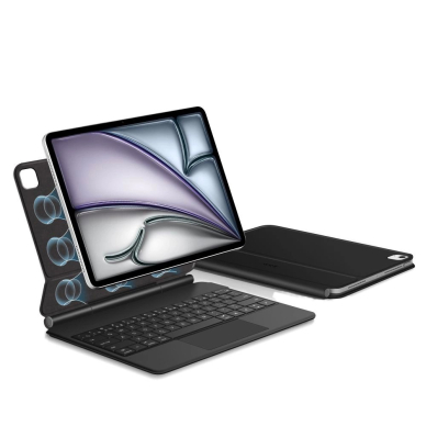 iPad Pro 12.9” 2020 / 2021 / 2022 / iPad Air 13” 2024 / 2025 Tech-Protect Smartcase Magnetic su klaviatūra - juodas 3