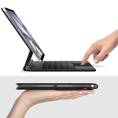 iPad Pro 12.9” 2020 / 2021 / 2022 / iPad Air 13” 2024 / 2025 Tech-Protect Smartcase Magnetic su klaviatūra - juodas 8