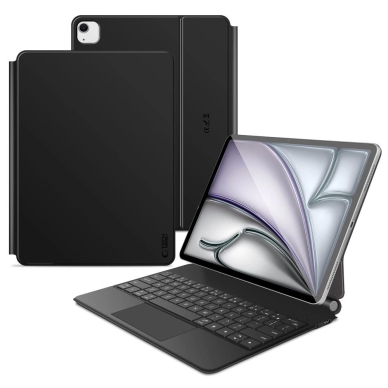 iPad Pro 12.9” 2020 / 2021 / 2022 / iPad Air 13” 2024 / 2025 Tech-Protect Smartcase Magnetic su klaviatūra - juodas iPad Pro 12.9” 2020 / 2021 / 2022 / iPad Air 13” 2024 / 2025 Tech-Protect Smartcase Magnetic su klaviatūra - juodas
