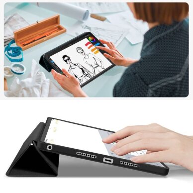 Lenovo Idea Tab 11.0 TB-336 dėklas Tech-Protect SmartCase Pen – juodas 9