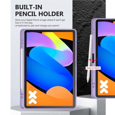 Lenovo Idea Tab 11.0 TB-336 dėklas Tech-Protect SmartCase Pen – violetinis 8
