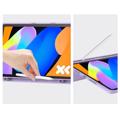 Lenovo Idea Tab 11.0 TB-336 dėklas Tech-Protect SmartCase Pen – violetinis 9