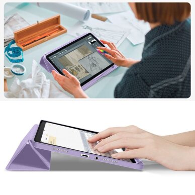 Xiaomi Redmi Pad 2 11.0 Tech-Protect SmartCase Pen dėklas – violetinis 9 Xiaomi Redmi Pad 2 11.0 Tech-Protect SmartCase Pen dėklas – violetinis 9