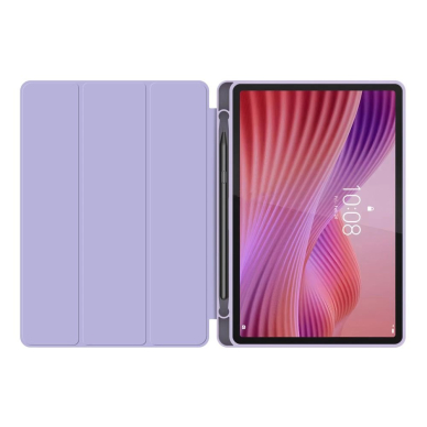 Lenovo Tab 10.1 TB-311 – Tech-Protect SmartCase Pen dėklas - Violetinis 1