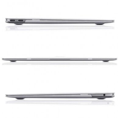 Tech-Protect SmartShell Dėklas MacBook Air 13 M2 / M3 / 2022-2024 - Permatomas 4