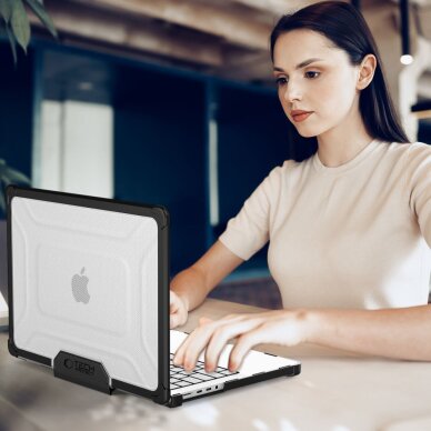 MacBook Pro 14" (M1 / M2 / M3 / M4 / M5, 2021–2025) Tech-Protect SmartShell Pro dėklas – juodas / skaidrus 8 MacBook Pro 14" (M1 / M2 / M3 / M4 / M5, 2021–2025) Tech-Protect SmartShell Pro dėklas – juodas / skaidrus 8