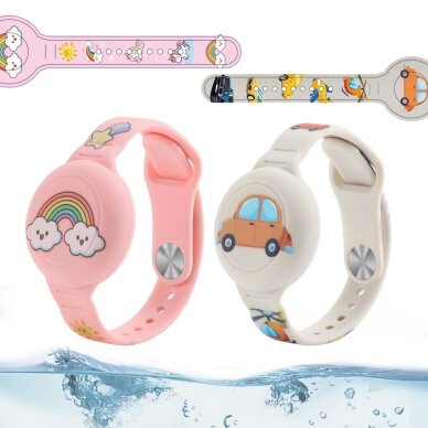 Apple AirTag 1/2 vaikams skirtas 2 dėklų rinkinys Tech-Protect Smooth – daugiaspalvis 1