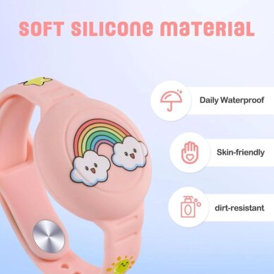 Apple AirTag 1/2 vaikams skirtas 2 dėklų rinkinys Tech-Protect Smooth – daugiaspalvis 4 Apple AirTag 1/2 vaikams skirtas 2 dėklų rinkinys Tech-Protect Smooth – daugiaspalvis 4