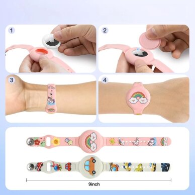 Apple AirTag 1/2 vaikams skirtas 2 dėklų rinkinys Tech-Protect Smooth – daugiaspalvis 5 Apple AirTag 1/2 vaikams skirtas 2 dėklų rinkinys Tech-Protect Smooth – daugiaspalvis 5