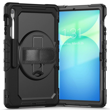 Samsung Galaxy Tab S10 FE+ Tech-Protect Solid dėklas - juodas