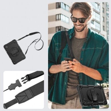 Tech-Protect Solid360 Dėklas Samsung Galaxy Tab A9+ 11.0 X210 / X215 / X216 - Juodas 5 Tech-Protect Solid360 Dėklas Samsung Galaxy Tab A9+ 11.0 X210 / X215 / X216 - Juodas 5