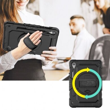 Tech-Protect Solid360 Dėklas Samsung Galaxy Tab S9 FE 10.9 X510 / X516B - Juodas 2 Tech-Protect Solid360 Dėklas Samsung Galaxy Tab S9 FE 10.9 X510 / X516B - Juodas 2