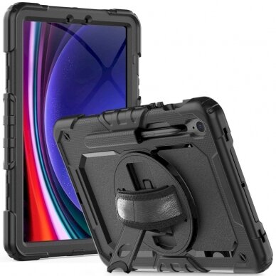 Tech-Protect Solid360 Dėklas Samsung Galaxy Tab S9 FE 10.9 X510 / X516B - Juodas Tech-Protect Solid360 Dėklas Samsung Galaxy Tab S9 FE 10.9 X510 / X516B - Juodas