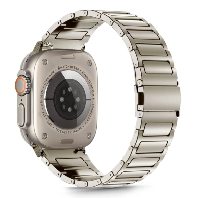 Apple Watch 44 / 45 / 46 / 49 mm Tech-Protect Stainless apyrankė – titano spalvos 2
