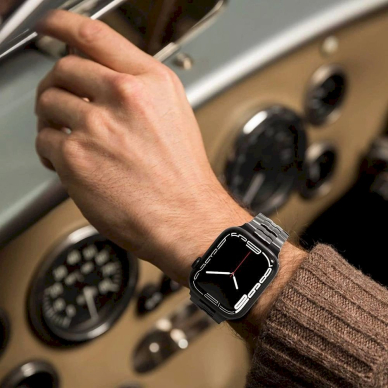 Tech-Protect Stainless Line Apyrankė Apple Watch 4 / 5 / 6 / 7 / 8 / 9 / SE / Ultra 1 / 2 (42/44/45/49 mm) - titanium 3