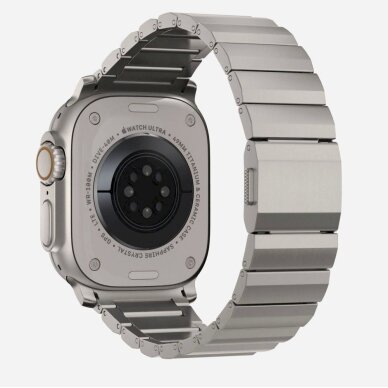 Akcija! Tech-Protect SteelBand Apyrankė Apple Watch 4 / 5 / 6 / 7 / 8 / 9 / SE / Ultra 1 / 2 (42/44/45/49 mm) - titanium 1 Akcija! Tech-Protect SteelBand Apyrankė Apple Watch 4 / 5 / 6 / 7 / 8 / 9 / SE / Ultra 1 / 2 (42/44/45/49 mm) - titanium 1