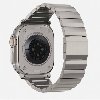 Tech-Protect SteelBand Apyrankė Apple Watch 4 / 5 / 6 / 7 / 8 / 9 / SE / Ultra 1 / 2 (42/44/45/49 mm) - titanium 1