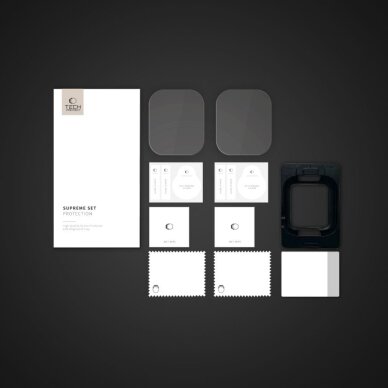 Apple Watch 10 42 mm apsauginė plėvelė Tech-Protect Supreme Hydrogel 2 vnt. – skaidri 4