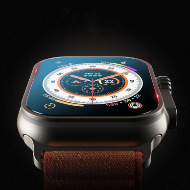 Tech-Protect Supreme stiklo komplektas 2 vnt. Apple Watch Ultra 1/2 (49 mm) – Skaidrus 3