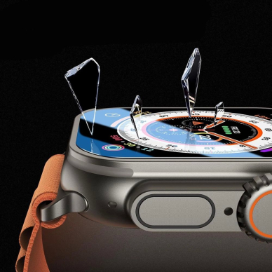 Tech-Protect Supreme stiklo komplektas 2 vnt. Apple Watch Ultra 1/2 (49 mm) – Skaidrus 4