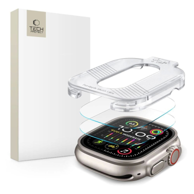 Tech-Protect Supreme stiklo komplektas 2 vnt. Apple Watch Ultra 1/2 (49 mm) – Skaidrus