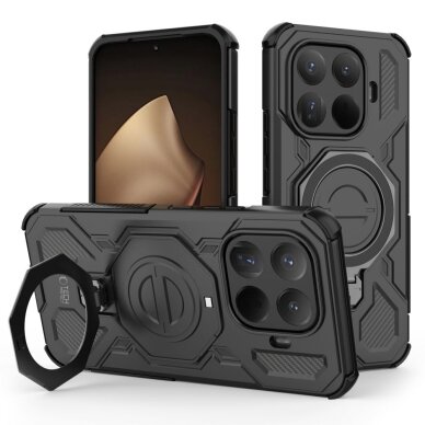 Xiaomi 15T Pro Tech-Protect TacticStand MagSafe dėklas – juodas