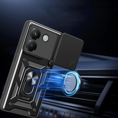 Xiaomi Poco M7 Pro 5G – Tech-Protect CamShield Pro dėklas - Juodas 2