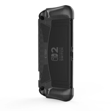 Nintendo Switch 2 dėklas Tech-Protect TPUCarbon – juodas 2