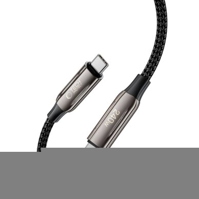 Krovimo laidas Tech-Protect UB10T UltraBoost USB-C PD240W / QC4.0 100 cm – juodas 2