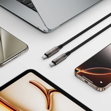Krovimo laidas Tech-Protect UB10T UltraBoost USB-C PD240W / QC4.0 200 cm – juodas 4 Krovimo laidas Tech-Protect UB10T UltraBoost USB-C PD240W / QC4.0 200 cm – juodas 4