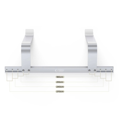 Tech-Protect ULS100 Universalus stovas nešiojamam kompiuteriui iki 16" – sidabrinis 5