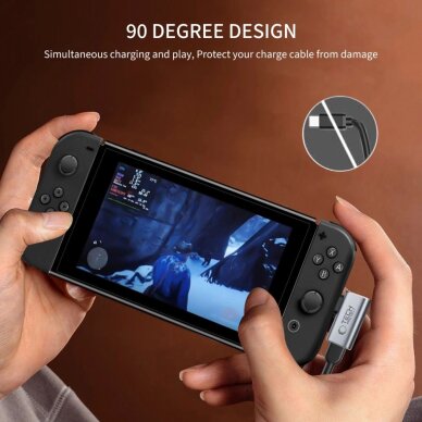 USB-C kampinis adapteris Tech-Protect UltraBoost AA01 – pilkas 3