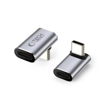 USB-C kampinis adapteris Tech-Protect UltraBoost AA02 – pilkas USB-C kampinis adapteris Tech-Protect UltraBoost AA02 – pilkas
