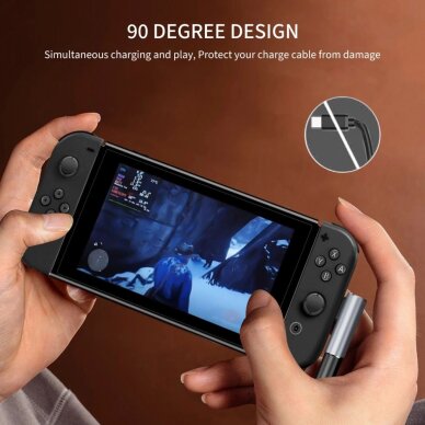 USB-C kampinis adapteris Tech-Protect UltraBoost AA03 – pilkas 3 USB-C kampinis adapteris Tech-Protect UltraBoost AA03 – pilkas 3