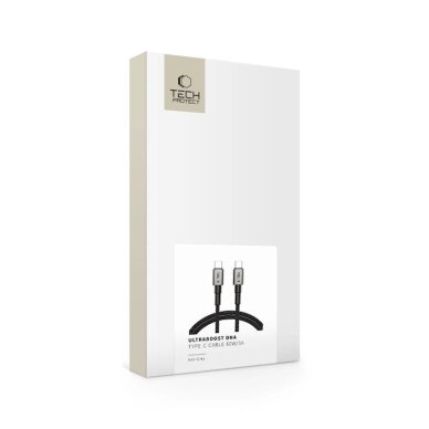 Krovimo laidas Tech-Protect UltraBoost DNA USB-C PD60W / 3A 100 cm – pilkas 6 Krovimo laidas Tech-Protect UltraBoost DNA USB-C PD60W / 3A 100 cm – pilkas 6