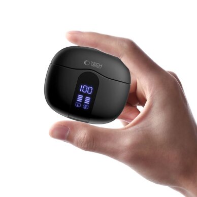 Belaidės ausinės Tech-Protect UltraBoost TWS Core G2 – juodos 3 Belaidės ausinės Tech-Protect UltraBoost TWS Core G2 – juodos 3