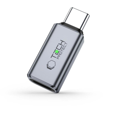 Tech-Protect UltraBoost Type-C į Lightning adapteris – pilkas