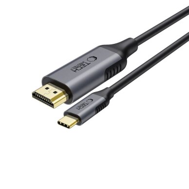 Kabelis Tech-Protect UltraBoost USB-C / HDMI 60Hz 180 cm – juodas Kabelis Tech-Protect UltraBoost USB-C / HDMI 60Hz 180 cm – juodas
