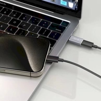 Tech-Protect UltraBoost USB-C (male) / Lightning (female) adapter - pilkas 2 Tech-Protect UltraBoost USB-C (male) / Lightning (female) adapter - pilkas 2