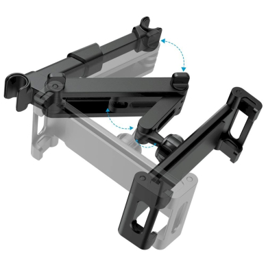 Tech-Protect V1 telescopic car headrest Telfono laikiklis - Juodas 4 Tech-Protect V1 telescopic car headrest Telfono laikiklis - Juodas 4