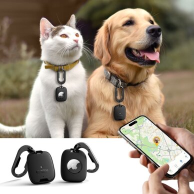 Apple AirTag 1 / 2 Tech-Protect Velar dėklas – juodas 4