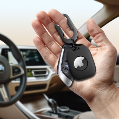 Apple AirTag 1 / 2 Tech-Protect Velar dėklas – juodas 5 Apple AirTag 1 / 2 Tech-Protect Velar dėklas – juodas 5
