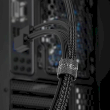 Tech-Protect Velcro kabelių organizatorius 3 m – juodas 2