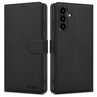Tech-Protect Piniginės tipo Dėklas skirtas Samsung Galaxy A56 5G - Matinis Juodas