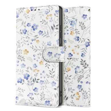 Tech-Protect Piniginės tipo Dėklas skirtas Samsung Galaxy A56 5G - Baltas Daisies 2 Tech-Protect Piniginės tipo Dėklas skirtas Samsung Galaxy A56 5G - Baltas Daisies 2