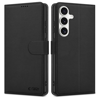 Tech-Protect Piniginės tipo Dėklas skirtas Samsung Galaxy S25+ - Juodas